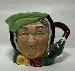 Royal Doulton D5541 'Sairey Gamp' - Miniature Toby Jug - Picture 1 of 3