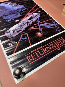 RETURN of the JEDI - Star Wars - Vintage Todesstern Werbeplakat 1983 - Bild 1 von 7