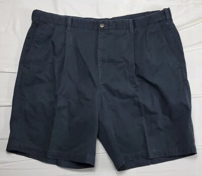 Pantalones cortos de golf Haggar para hombre talla 42 plisados chinos negros Foto 1 de 4