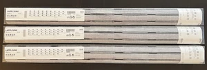 IKEA LAPPLJUNG Panel Curtain BLK/White 24x118" compatible with VIDGA ~ SET/3 - Picture 1 of 8