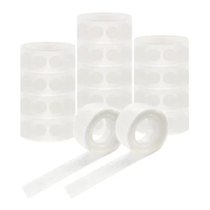 1500 PCS Transparent Balloon Glue Points, Double Sided Removable Adhesive Dots f - Picture 1 of 12