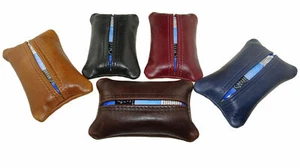 Estuche de pañuelos soporte cuero real pañuelos de bolsillo 522 VENDIDO pañuelo Klennex Reino Unido - Imagen 1 de 12