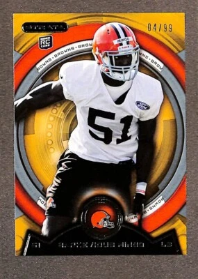 2013 Topps Strata Gold #128 Barkevious Mingo Rookie /99 - Image 1 of 3