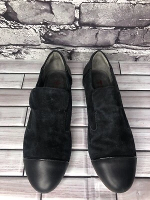 Tsubo Negro Gamuza Cuero Puntera Casual Mocasines Zapatos Planos Mujer’s 6M EE. UU./37EU Foto 1 de 4