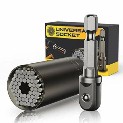 Universal Socket Tool Gift for Men, Grip Socket Set Fits Standard 1/4''- 3/4'' - Image 1 of 4