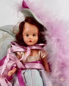 Nancy Ann Storybook Doll September #195 Dolls of the Month Hard Plastic 6.5in - Picture 1 of 8