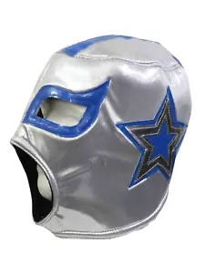 Máscara de lucha libre mexicana Dallas Cowboys NFL - plateada - Imagen 1 de 4