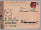 Dt. Reich US Zensur - Bekleidungsindustrie Chemnitz - März 1945 Zensur !