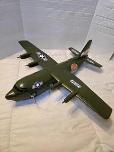 Rare Vintage Giant Tim Mee Toy Hercules C-130 Plastic Airplane Made USA Decor - Picture 1 of 14