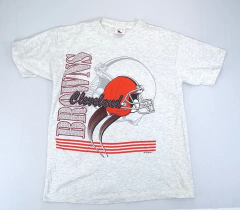Vintage 1995 Cleveland Browns Graphic T-shirt XL Caribbean Dream Single Stitch Cover