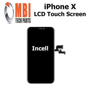 iPhone X LCD Screen Touch Screen Digitizer Glass Replacement Black InCell - Picture 1 of 4