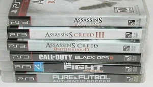 PS3 Games Lot of 6 Call of Duty Assassins Creed Revelations Brotherhood Fight - Picture 1 of 5