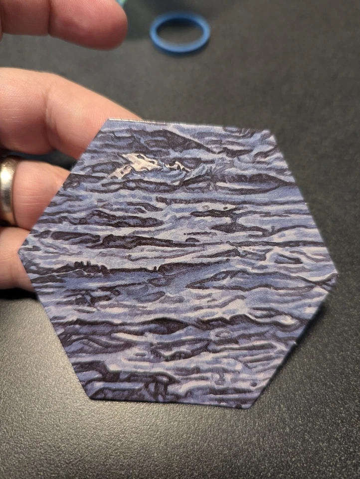 Colonos de Catan 2003 agua terreno baldosas hexagonales reemplazo Mayfair #483 Foto 1 de 1