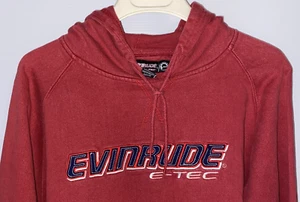 Evinrude Sudadera con Capucha Deletrear E-Tec BRP Rojo Bolsillo Bordado Para Hombres GRANDE - Imagen 1 de 11