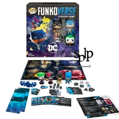 Pop Funkoverse Gotham City Rumble 2 De 4 Jugadores Juego De Estrategia +10 Años - Imagen 1 de 4