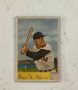 1954 Bowman #212 Owen Friend Cleveland Indians