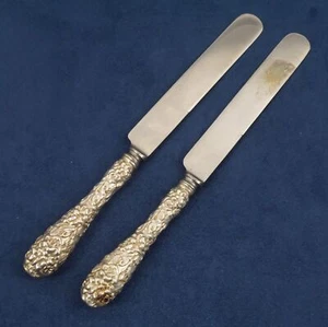 Schofield Baltimore Rose Sterling Silver Dinner Knife Pair - Free Shipping USA - Picture 1 of 9