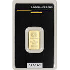 5 gram Gold Bar - Argor Heraeus - 999.9 Fine in Assay