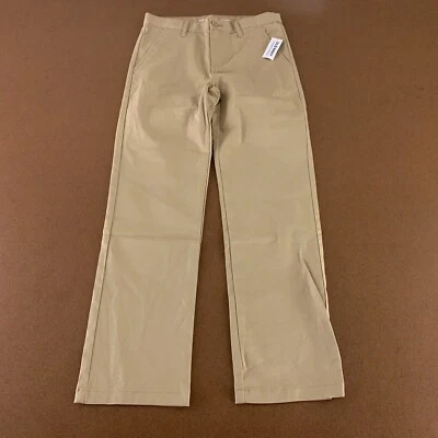 Pantalones chinos antiguos azul marino para niños talla 12 caqui rectos incorporados flexibles nuevos con etiquetas Foto 1 de 4