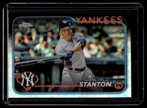 2024 Topps Chrome LogoFractor Giancarlo Stanton New York Yankees #275 - Picture 1 of 2