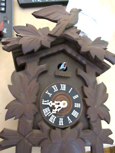Vintage Black Forest Cuckoo Clock Made in Germany OLD STYLE MOVEMENT RUNNING