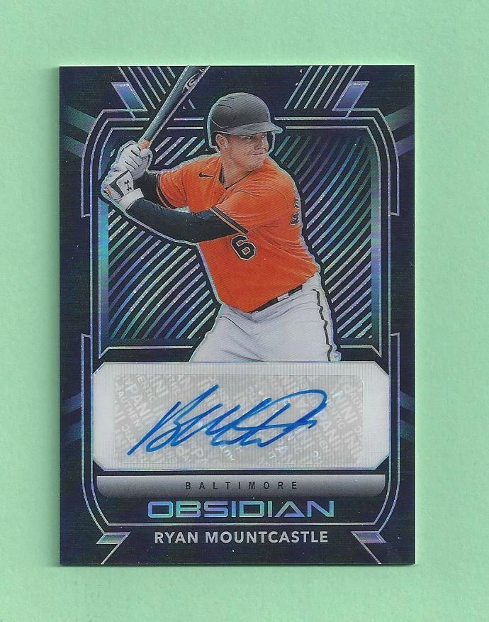  2021 Panini Obsidian Autographs #35 Ryan Mountcastle - Orioles - Image 1 of 1