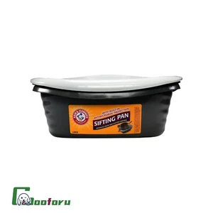 Arm & Hammer Sifting Cat Litter Box, 2 Open Top Plastic Cat Litter Pans and Cat - Picture 1 of 4