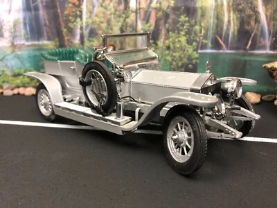 FRANKLIN MINT 1907 ROLLS ROYCE SILVER GHOST 1:24  ~ Imperfect Fixer! - Image 1 of 4