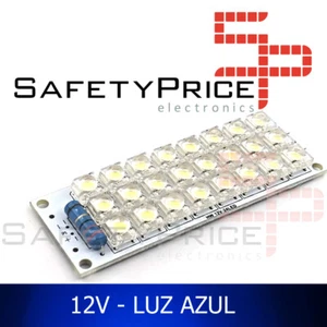 Lampara 24 LED AZUL Super brillante Piranha placa de luz DC 12V BLUE REF153.E - Imagen 1 de 2