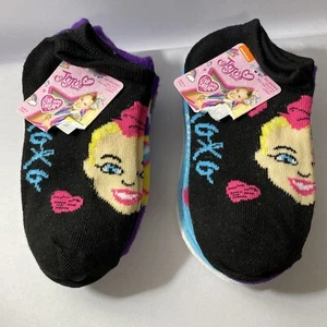 Jojo Siwa Girls Socks No Show Size 6-8 1/2 10 Pairs - Picture 1 of 7
