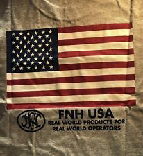 LOOK*2010 N.I.P. FNH USA SCAR Introduction U.S. Flag Back Tee Shirt Size MEDIUM