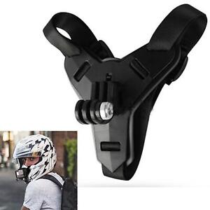 For GoPro 8 Cam Adjustable Strap Full Face Motorcycle Helmet Chin Mount Bracket