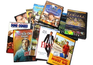 Assorted Movie Mixed DVD's Dub & Dumber Shrek Samsara 40 Year Old Virgin 11 Lot - Picture 1 of 12