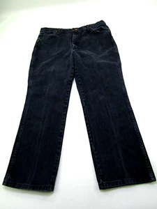 VTG Wrangler Jeans Mens 38x30 Black Denim 936WBK Zipper Western Cowboy Retro - Picture 1 of 10