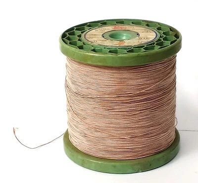 HF-Litze Pope Venlo, 50 x 0.07 mm, umsponnen, historische Funktechnik - Bild 1 von 3