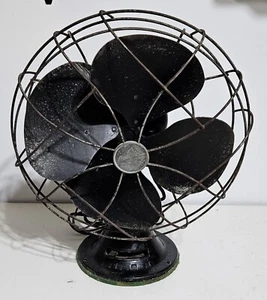 Vintage Emerson Electric 77646-AL Oscillating Fan 3-Speed Unrestored - TESTED - Picture 1 of 17
