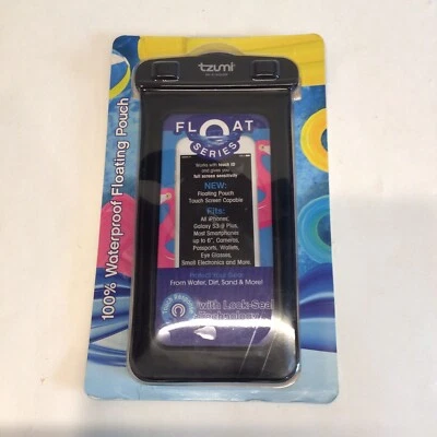 TZUMI Aqua Pocket Waterproof Floating Cell Phone Pouch, Touch Screen, Iphone - Image 1 of 4