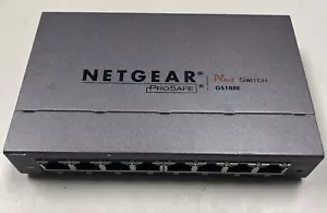 Netgear GS108Ev2 GS108E ProSafe Plus 8 Gigabit Ethernet Switch - Picture 1 of 4