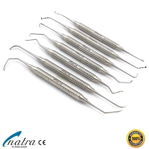 Sinus Lift Implantatheber Kürette 7 Stück SET Instrument Dental Raspatorien - Bild 1 von 10