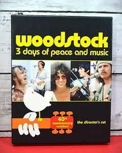 WOODSTOCK 3 Days of Peace & Music DIRECTOR CUT 1969 Concert 3 (NM) BLU-RAY Box - Imagen 1 de 7