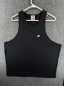 VTG New Balance Tank Top Men 2XL USA Made Logo Black Sleeveless Activewear - Bild 1 von 14