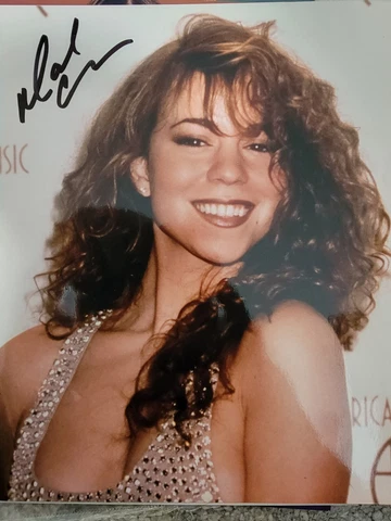 Mariah Carey Signed Photo 8 by 10 Cover
