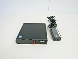 Lenovo ThinkCentre M710q Tiny i5-6500T 8GB RAM 500GB WiFi Win 10 Pro w/ AC 74-4 - Picture 1 of 8