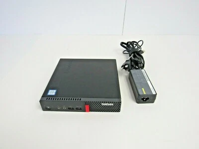 Lenovo ThinkCentre M710q Tiny i5-6500T 8GB RAM 500GB WiFi Win 10 Pro w/ AC  74-4 - Image 1 of 4