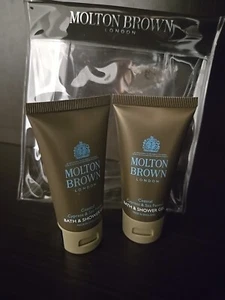 Molton Brown Coastal Cypress & Sea Fennel  Bath & Shower Gel 2PC Travel Sealed  - Picture 1 of 7