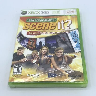 Scene it? Box Office Smash (Microsoft Xbox 360) New And Sealed - Image 1 of 4