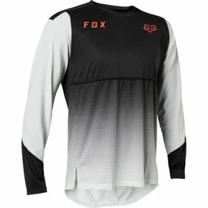 Fox Racing Flexair L/S Long Sleeve Jersey Light Grey - Picture 1 of 2