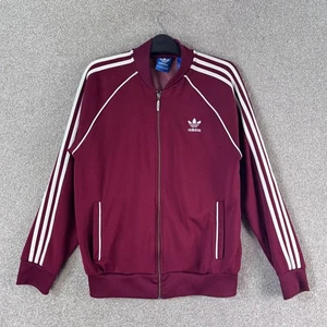 Adidas Herren Trainingsjacke Large Rot Burgund Trefoil Firebird Originals SST Top - Bild 1 von 10