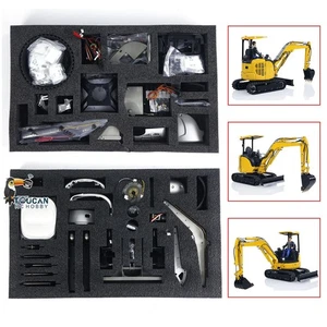 KIT LESU 1/14 RC Excavadora Hidráulica PC30 Metal Mini Excavadora Modelo Desmontado - Imagen 1 de 12