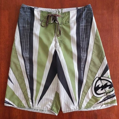 Billabong ANDY IRONS Samurai Signature Series Swim Surf Board Shorts - Size 30 Foto 1 de 4